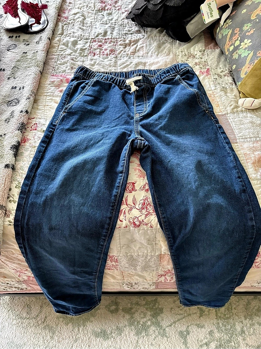 Old Navy Straight Pull-On Jeans Kids Blue Jeans
